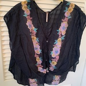 Free people Floral Top
